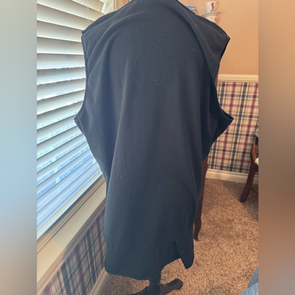 Torrid Black Cotton Blend Top - Picture 6 of 7